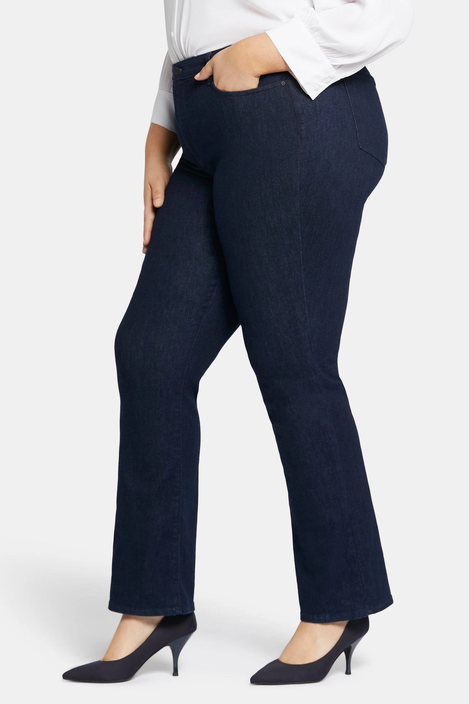 Barbara Bootcut Jeans In Plus Size - Rinse 3 Barbara Bootcut Jeans In Plus Size - Rinse - Image 3