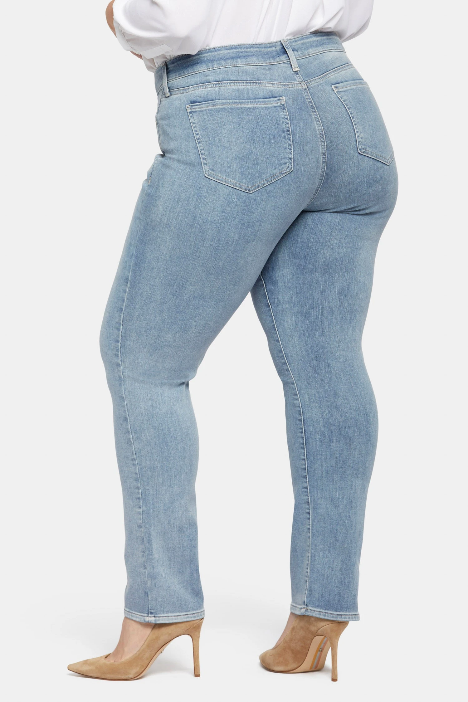 Marilyn Straight Jeans In Plus Size - Haley 2 Marilyn Straight Jeans In Plus Size - Haley - Image 2
