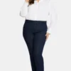 Marilyn Straight Jeans In Plus Size - Rinse
