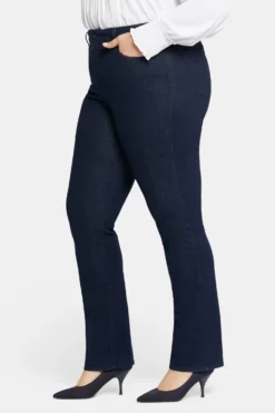 Marilyn Straight Jeans In Plus Size - Rinse -Nydj Apparel Shop WPRIMS8517 RINSE 3