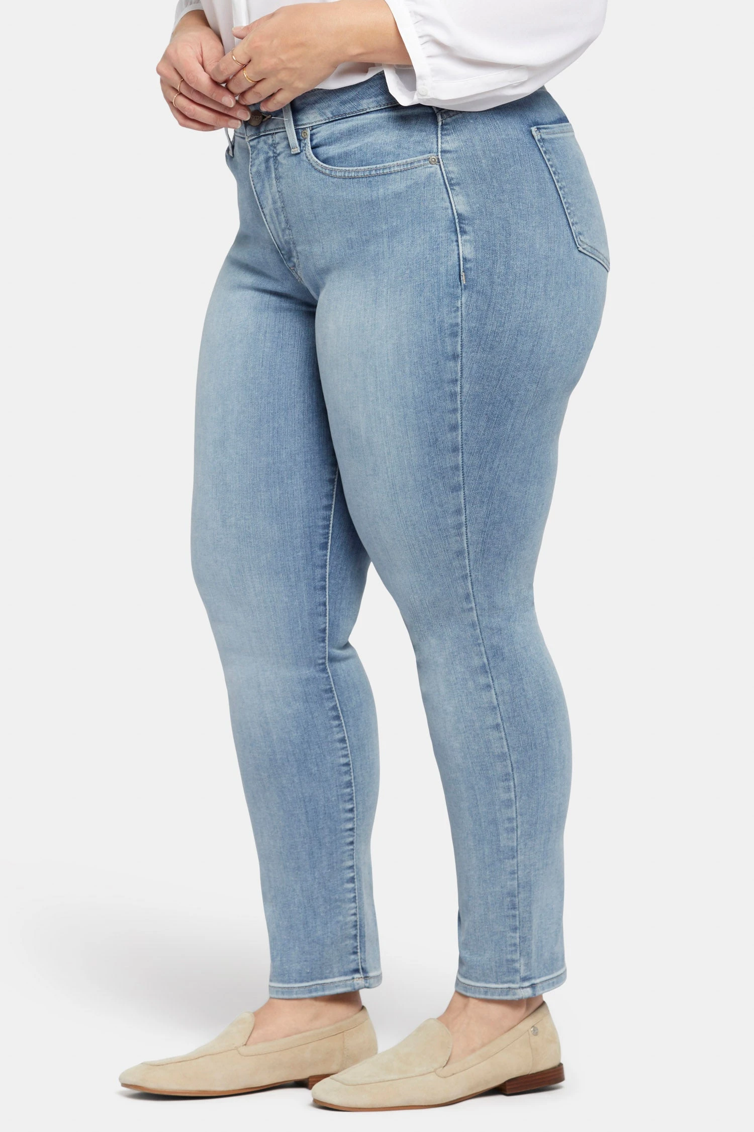 Sheri Slim Jeans In Plus Size - Haley 3 Sheri Slim Jeans In Plus Size - Haley - Image 3