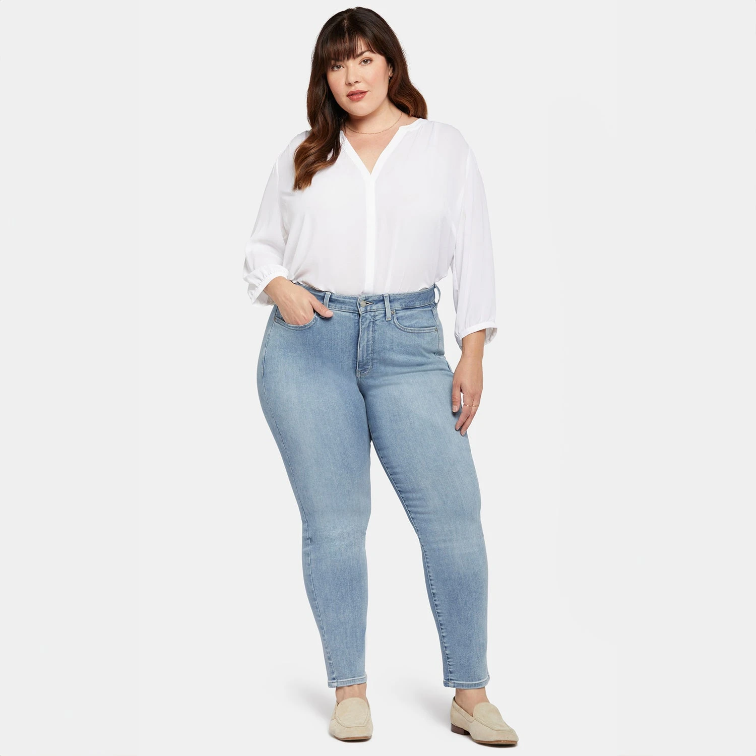 Sheri Slim Jeans In Plus Size - Haley 7 Sheri Slim Jeans In Plus Size - Haley - Image 7