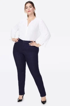 Sheri Slim Jeans In Plus Size - Rinse -Nydj Apparel Shop WPRISS8518 RINSE 5
