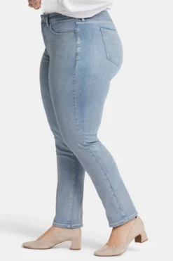 Sheri Slim Jeans In Plus Size - Sparkling Lights -Nydj Apparel Shop WPRISS8518 SPKLT 3