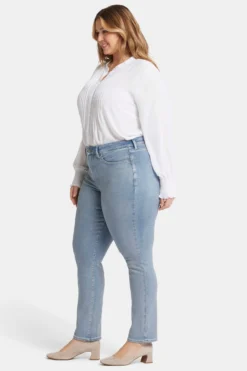 Sheri Slim Jeans In Plus Size - Sparkling Lights -Nydj Apparel Shop WPRISS8518 SPKLT 5