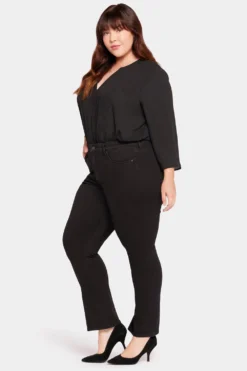 Le Silhouette Slim Bootcut Jeans In Petite Plus Size - Stellar -Nydj Apparel Shop WPSHB8701 STLLR 3