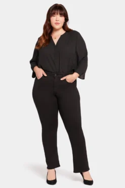 Le Silhouette Slim Bootcut Jeans In Petite Plus Size - Stellar -Nydj Apparel Shop WPSHB8701 STLLR 4