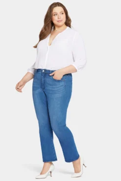 Le Silhouette Slim Bootcut Jeans In Petite Plus Size - Amour 11 Le Silhouette Slim Bootcut Jeans In Petite Plus Size - Amour -Nydj Apparel Shop WPSHD8701 AMOUR 5