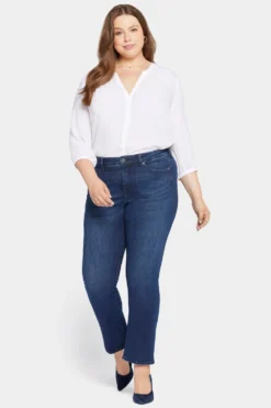 Le Silhouette Slim Bootcut Jeans In Petite Plus Size - Marvelous -Nydj Apparel Shop WPSHD8701 MRVLS 4