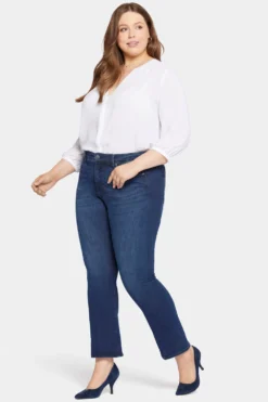 Le Silhouette Slim Bootcut Jeans In Petite Plus Size - Marvelous -Nydj Apparel Shop WPSHD8701 MRVLS 5