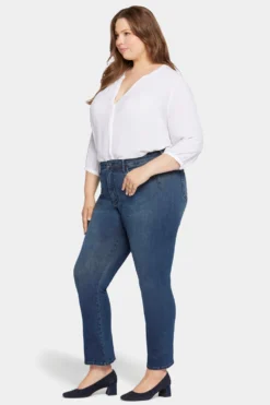 Le Silhouette Slim Bootcut Jeans In Petite Plus Size - Precious -Nydj Apparel Shop WPSHD8701 PRCS 5
