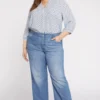 Teresa Wide Leg Jeans In Plus Size - Everly