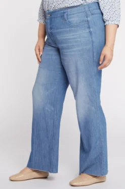 Teresa Wide Leg Jeans In Plus Size - Everly -Nydj Apparel Shop WPWLKT8150 EVRLY 3