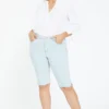 Capri Jeans In Plus Size - Rena Stripe