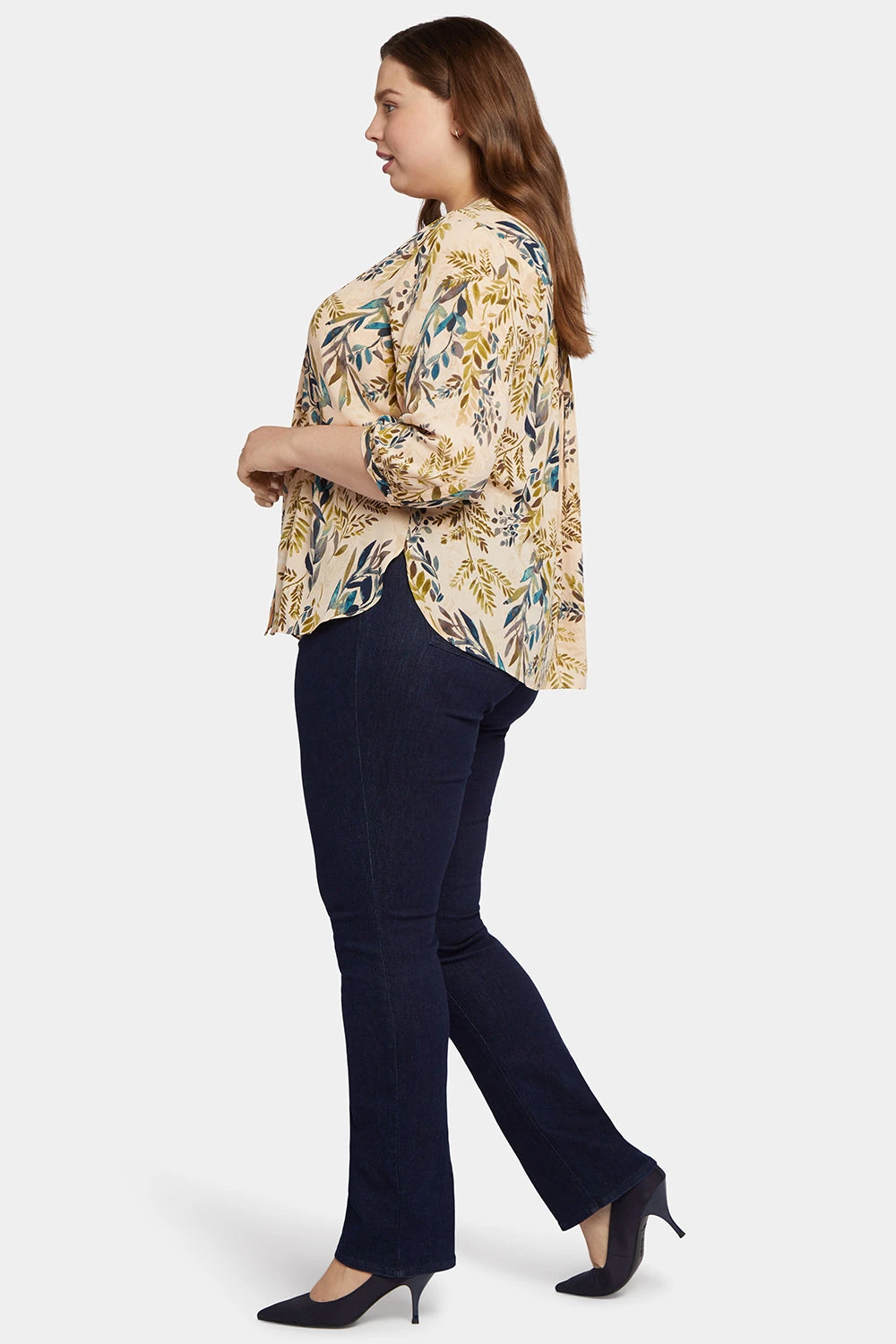 Pintuck Blouse In Plus Size - Elm Hill 3 Pintuck Blouse In Plus Size - Elm Hill - Image 3