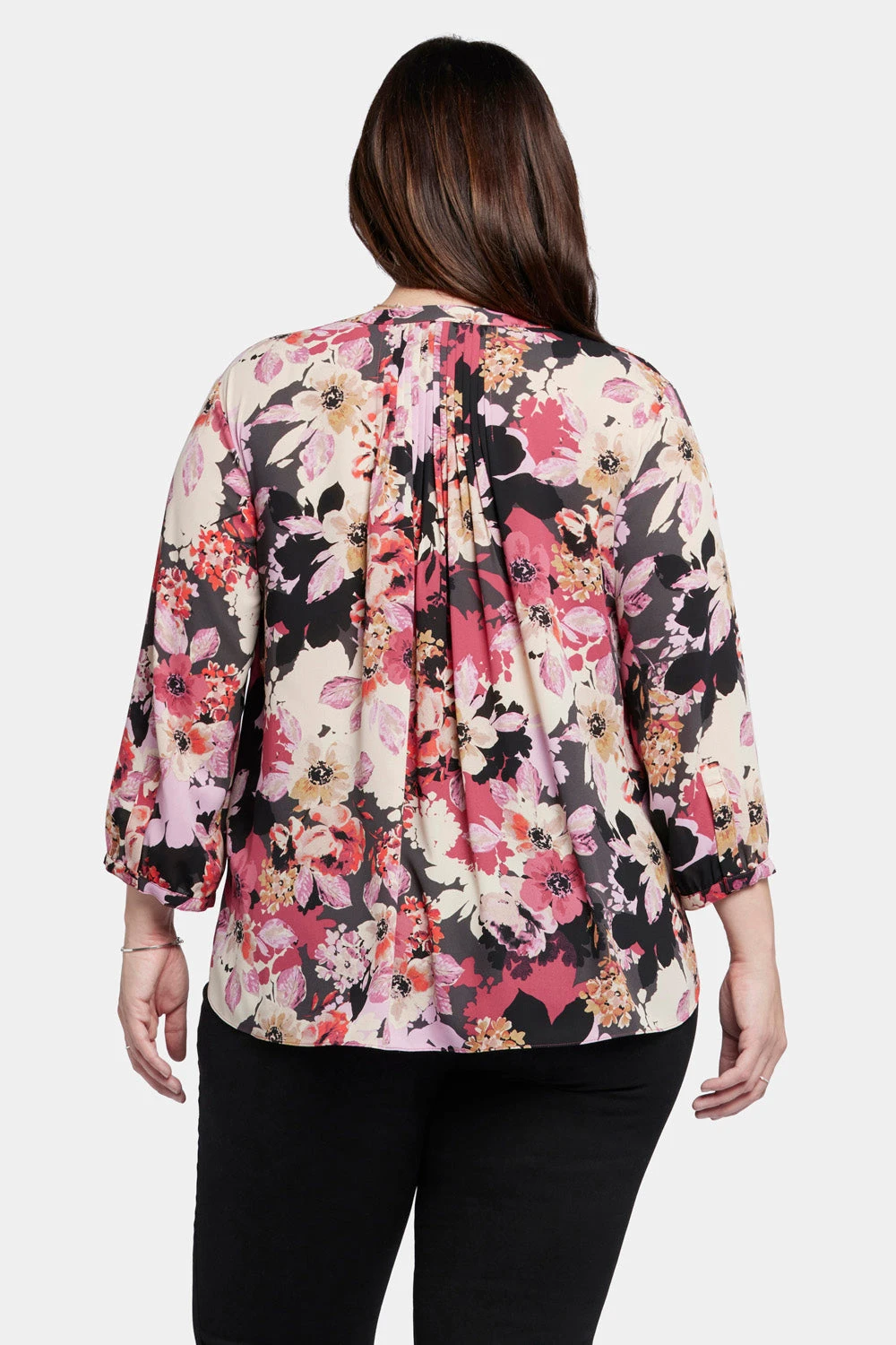 Pintuck Blouse In Plus Size - Helena 2 Pintuck Blouse In Plus Size - Helena - Image 2