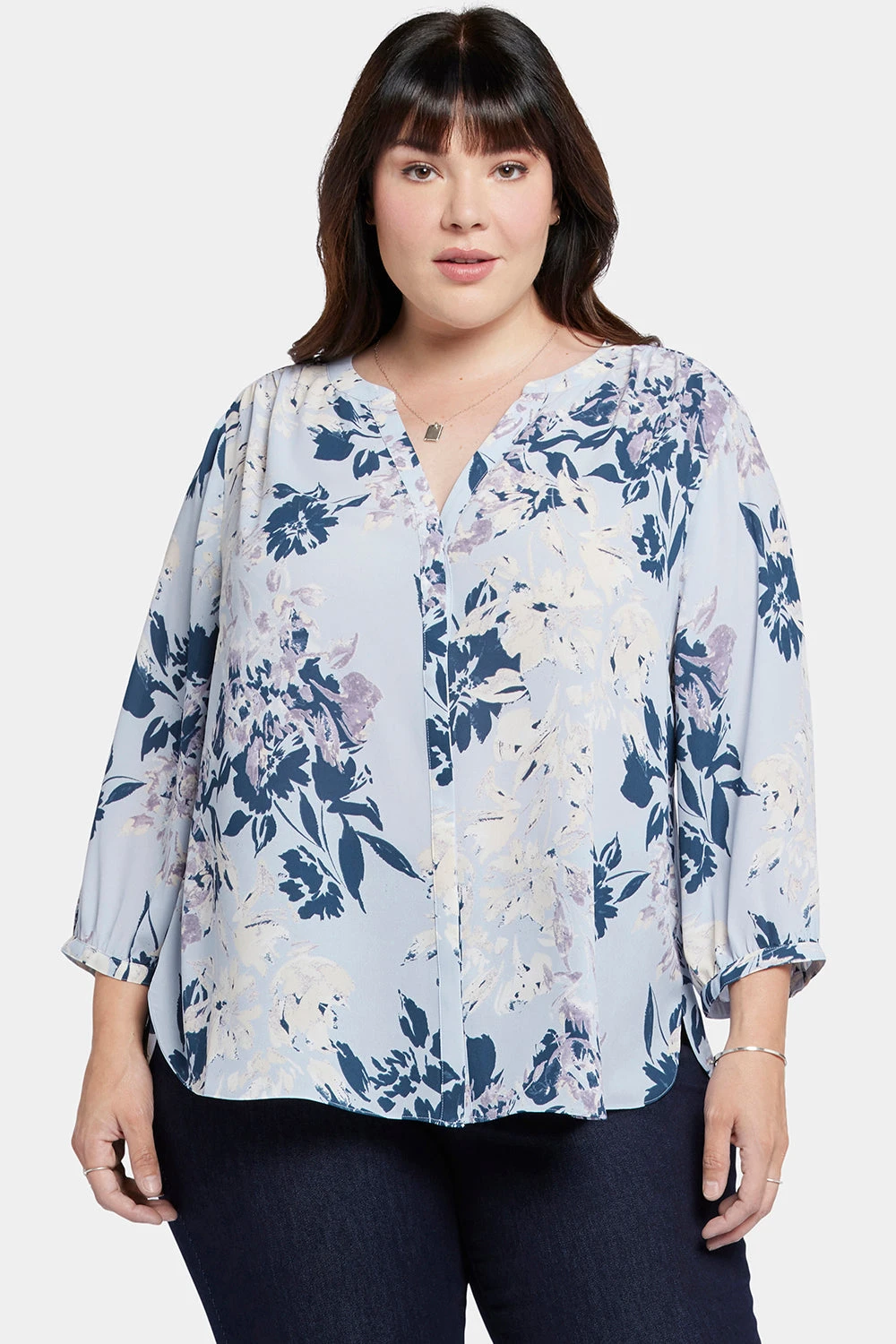 Pintuck Blouse In Plus Size - Valley Faire 1 Pintuck Blouse In Plus Size - Valley Faire