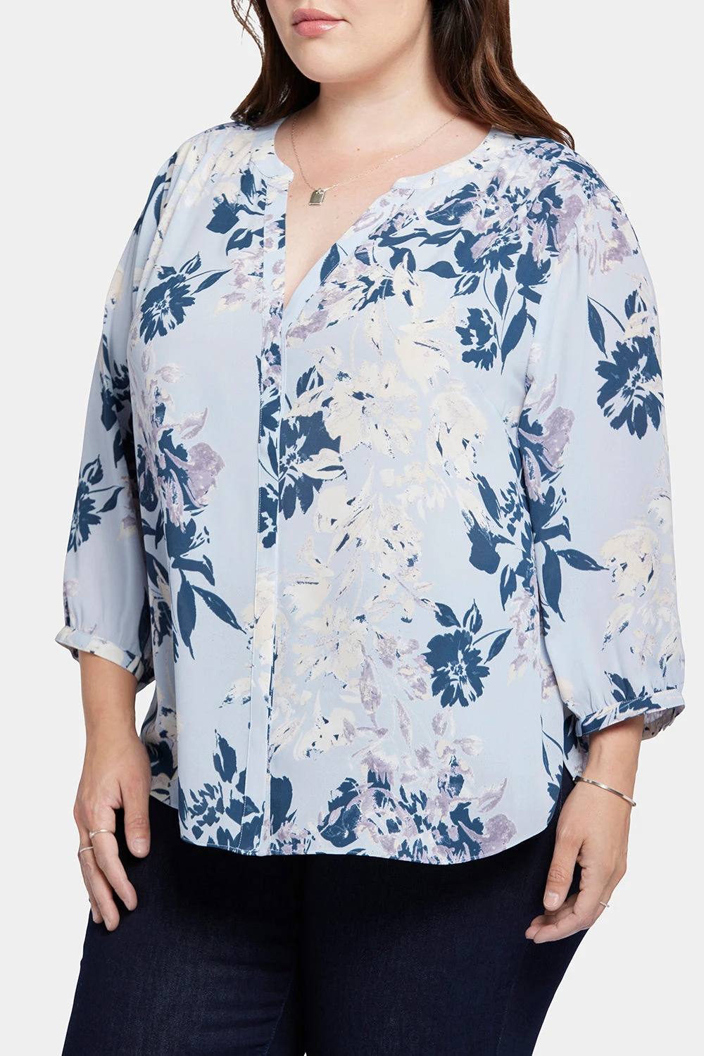Pintuck Blouse In Plus Size - Valley Faire 6 Pintuck Blouse In Plus Size - Valley Faire - Image 6