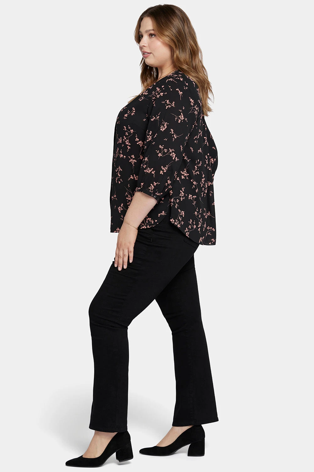 Pintuck Blouse In Plus Size - Cynthiana 3 Pintuck Blouse In Plus Size - Cynthiana - Image 3