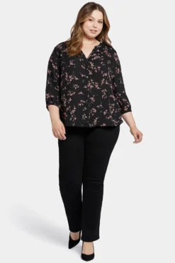 Pintuck Blouse In Plus Size - Cynthiana 10 Pintuck Blouse In Plus Size - Cynthiana -Nydj Apparel Shop WS1F0537 H2034 5