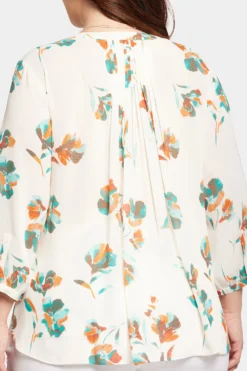 Pintuck Blouse In Plus Size - Dream Lily 12 Pintuck Blouse In Plus Size - Dream Lily -Nydj Apparel Shop WS1F0537 S2035 6