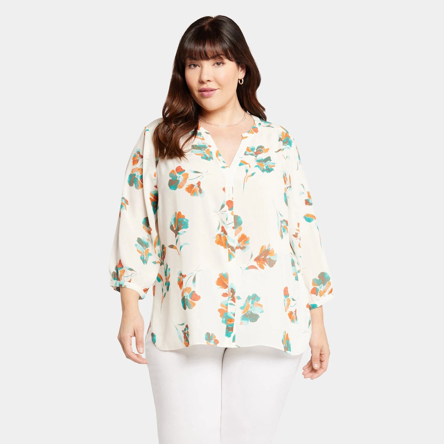 Pintuck Blouse In Plus Size - Dream Lily 7 Pintuck Blouse In Plus Size - Dream Lily - Image 7