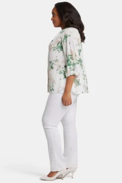 Pintuck Blouse In Plus Size - Alicia Glen -Nydj Apparel Shop WS1F0537 S2084 3