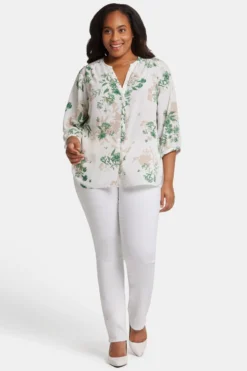 Pintuck Blouse In Plus Size - Alicia Glen -Nydj Apparel Shop WS1F0537 S2084 5