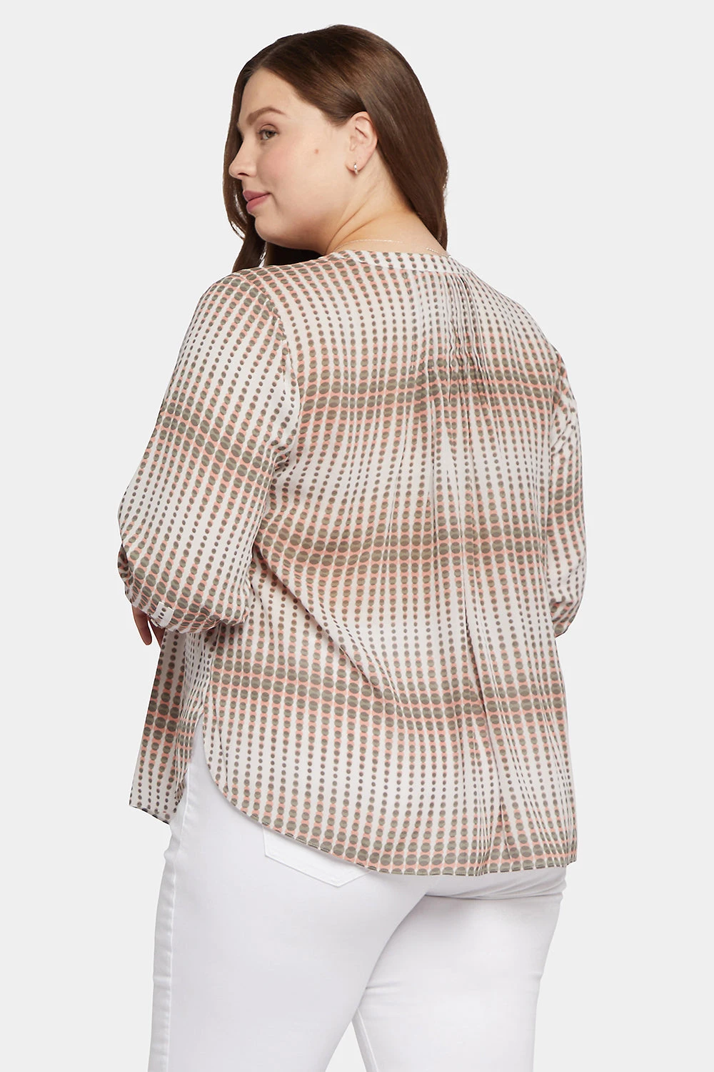 Pintuck Blouse In Plus Size - Desert Oracle 2 Pintuck Blouse In Plus Size - Desert Oracle - Image 2