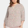Pintuck Blouse In Plus Size - Harlowe Hill