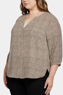 Pintuck Blouse In Plus Size - Willwood -Nydj Apparel Shop WS1F0537 WILLWOOD F2005 6 scaled