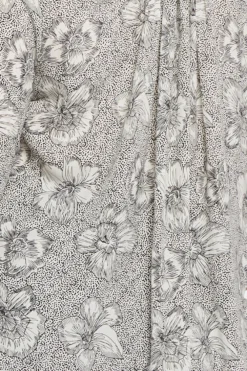 Pintuck Blouse In Plus Size - Inked Orchids Black -Nydj Apparel Shop WS1F0537 U807 6