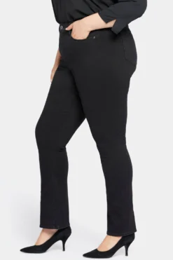 Le Silhouette Slim Bootcut Jeans In Plus Size - Stellar 9 Le Silhouette Slim Bootcut Jeans In Plus Size - Stellar -Nydj Apparel Shop WSHB8701 STLLR 3