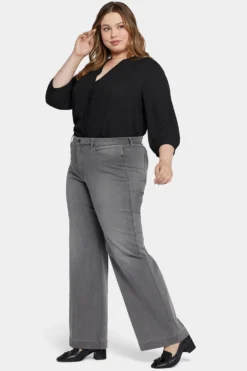 Teresa Wide Leg Jeans In Plus Size - Parade 10 Teresa Wide Leg Jeans In Plus Size - Parade -Nydj Apparel Shop WSHBKT8881 PRADE 5