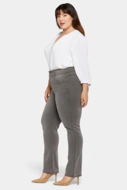 Marilyn Straight Jeans In Plus Size - Smokey Mountain 11 Marilyn Straight Jeans In Plus Size - Smokey Mountain -Nydj Apparel Shop WSHBMS8307 SMKMN 5