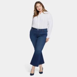 Relaxed Flared Jeans In Plus Size - Gold Coast 13 Relaxed Flared Jeans In Plus Size - Gold Coast -Nydj Apparel Shop WSHD8491 GDCST DPA