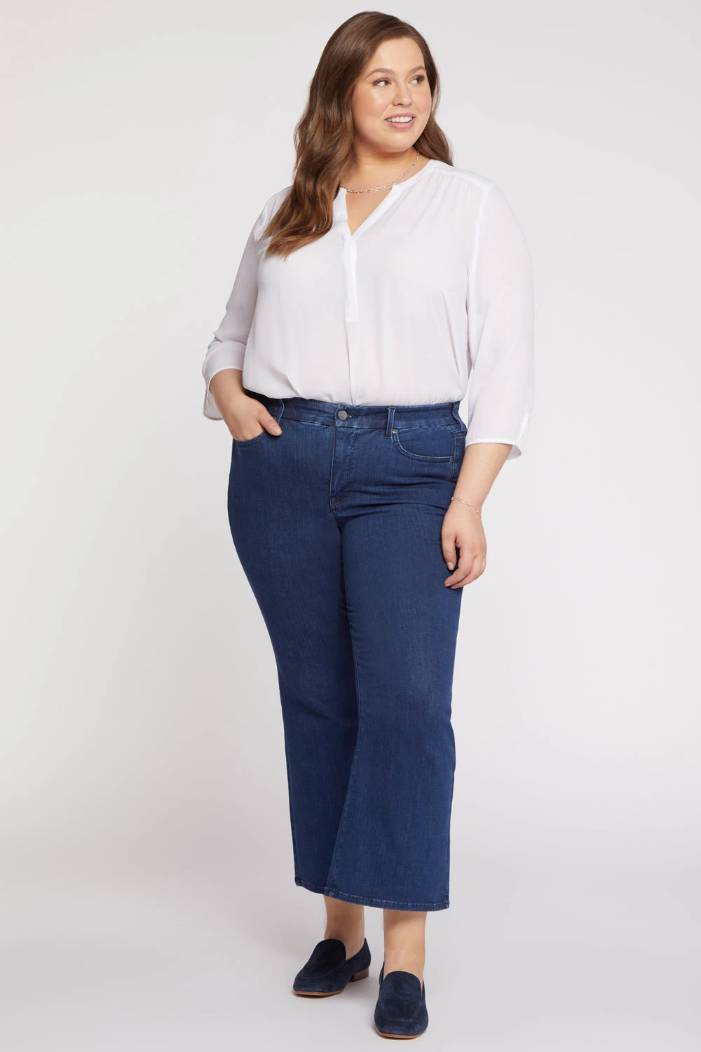 Waist-Match™ Relaxed Flared Jeans In Plus Size - Genesis 5 Waist-Match™ Relaxed Flared Jeans In Plus Size - Genesis - Image 5
