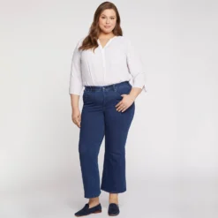 Waist-Match™ Relaxed Flared Jeans In Plus Size - Genesis 13 Waist-Match™ Relaxed Flared Jeans In Plus Size - Genesis -Nydj Apparel Shop WSHD8611 GENES DPA