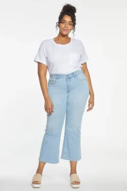 Waist-Matchâ„¢ Relaxed Flared Jeans In Plus Size - Hollander