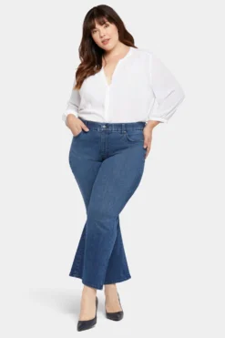 Waist-match™ Relaxed Flared Jeans In Plus Size - Rendezvous -Nydj Apparel Shop WSHD8611 RNDZV 4