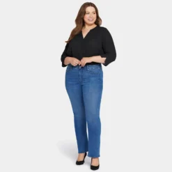 Le Silhouette Slim Bootcut Jeans In Long Inseam Plus Size - Amour 13 Le Silhouette Slim Bootcut Jeans In Long Inseam Plus Size - Amour -Nydj Apparel Shop WSHD8701L AMOUR DPA
