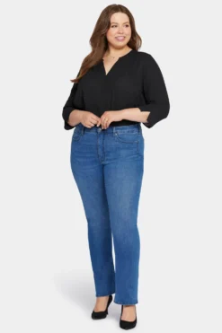 Le Silhouette Slim Bootcut Jeans In Plus Size - Amour -Nydj Apparel Shop WSHD8701 AMOUR 4