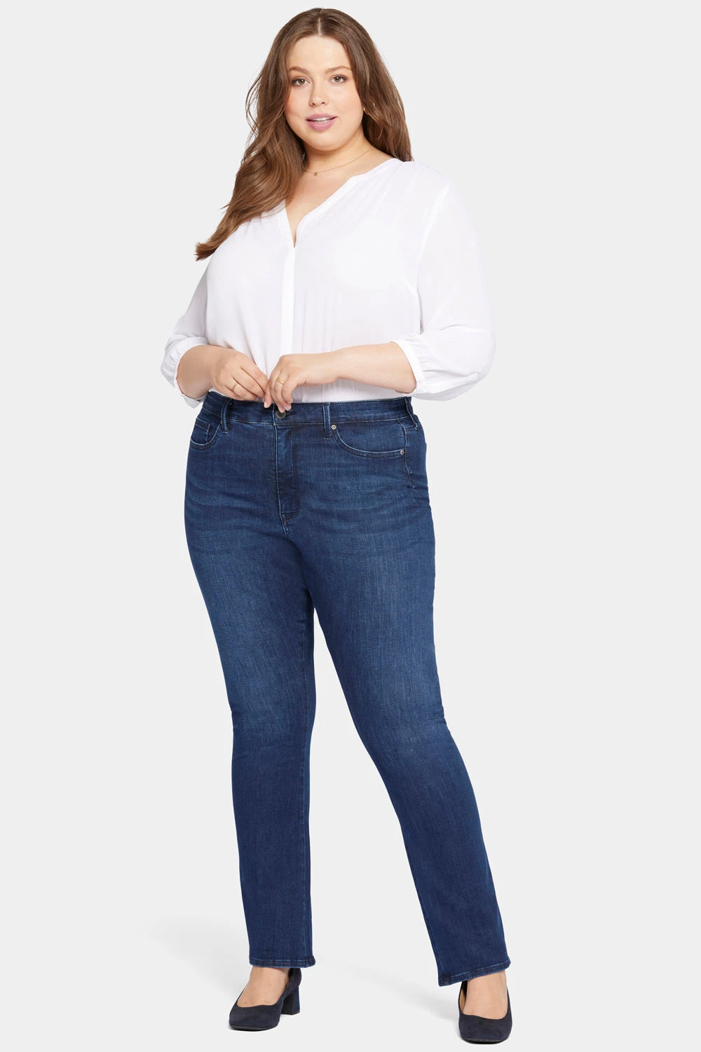 Le Silhouette Slim Bootcut Jeans In Plus Size - Marvelous 1 Le Silhouette Slim Bootcut Jeans In Plus Size - Marvelous
