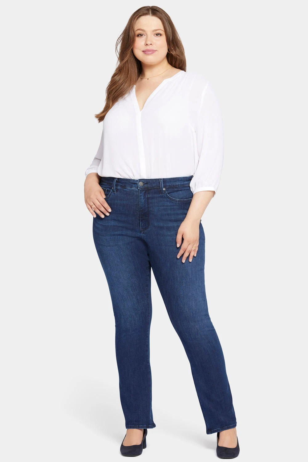 Le Silhouette Slim Bootcut Jeans In Plus Size - Marvelous 4 Le Silhouette Slim Bootcut Jeans In Plus Size - Marvelous - Image 4