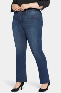 Le Silhouette Slim Bootcut Jeans In Plus Size - Precious 9 Le Silhouette Slim Bootcut Jeans In Plus Size - Precious -Nydj Apparel Shop WSHD8701 PRCS 3