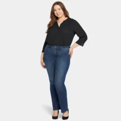 Le Silhouette Slim Bootcut Jeans In Plus Size - Precious 13 Le Silhouette Slim Bootcut Jeans In Plus Size - Precious -Nydj Apparel Shop WSHD8701 PRCS DPA