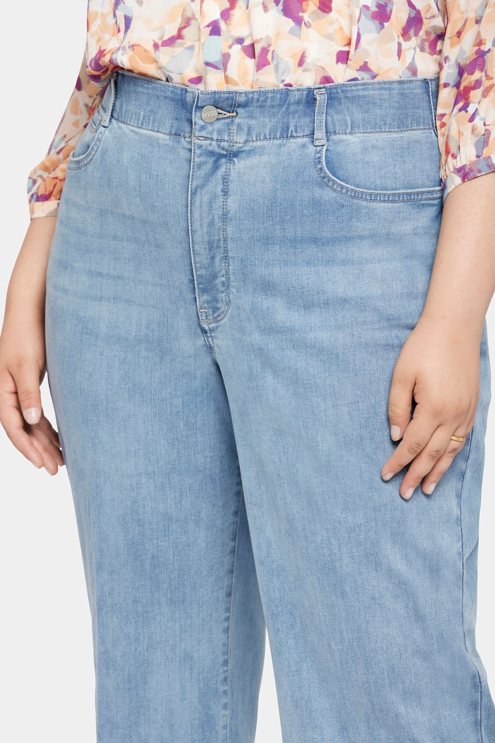 Waist-Match™ Major Wide Leg Jeans In Plus Size - Crystalline 6 Waist-Match™ Major Wide Leg Jeans In Plus Size - Crystalline - Image 6