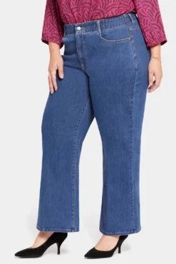 Waist-Match™ Major Wide Leg Jeans In Plus Size - Waterfall -Nydj Apparel Shop WSHD8708 WTRFL 3