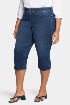 Waist-Match™ Slim Straight Crop Jeans In Plus Size - Prospect -Nydj Apparel Shop WSHDCR8793 PRSPT 3