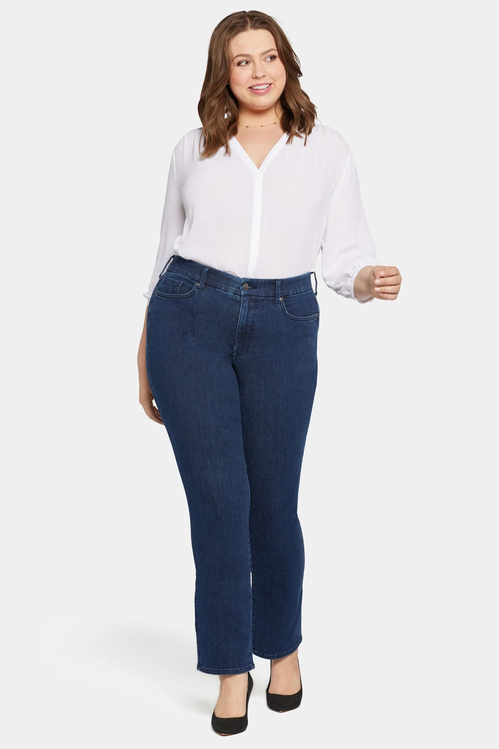 Waist-Match™ Marilyn Straight Jeans In Plus Size - Inspire 4 Waist-Match™ Marilyn Straight Jeans In Plus Size - Inspire - Image 4